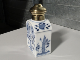 Zwiebelmuster Huttensteinach rechthoekig Vaasje met deksel