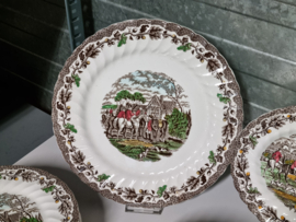 Engels bruin Jachtservies Myott's Country Life Eetservies 8-pers