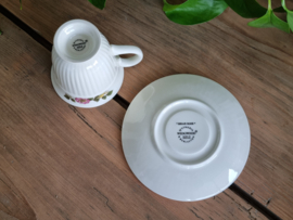 Wedgwood Briar Rose Koffie Kop en schotel