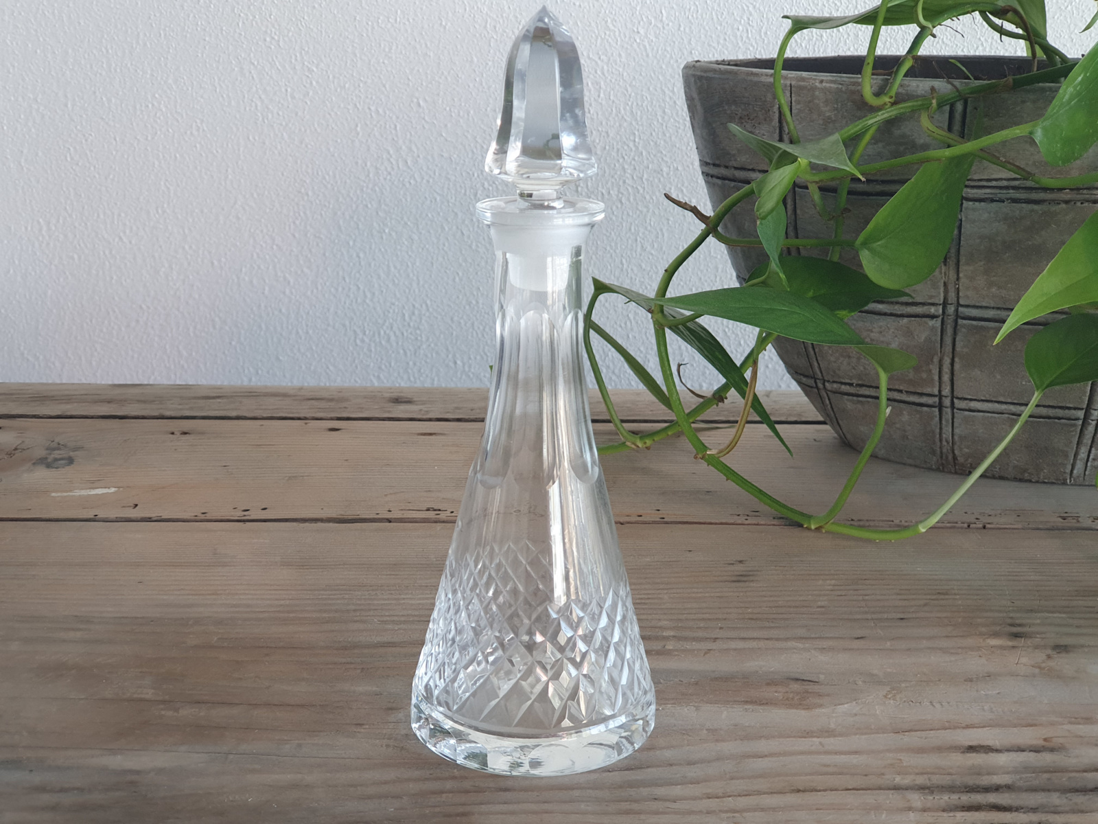 Glas Vintage set 4x kleine Karaf