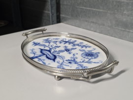 Zwiebelmuster onbekend merk Dienblad op pootjes 30 cm