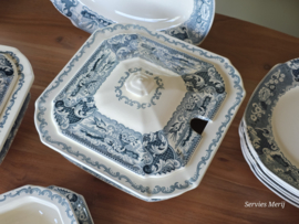 Victoria groen Societe Ceramique Eetservies 12 personen