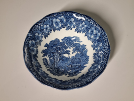 Engels blauw Enoch Wedgwood Woodland Serveerschaal 21,5 cm (rond)