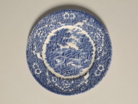 Engels blauw English Ironstone Tableware EIT ontbijtbord 20 cm (brug)
