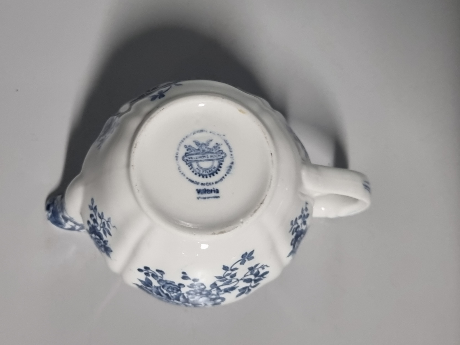 Villeroy en Boch Valeria blauw schenkkannetje roomkannetje (gewone model)