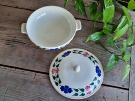 Boerenbont 418 Societe Ceramique Dekschaal-Terrine (wit)