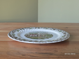 Engels bruin ingekleurd Jachtservies Myott's Country Life serveerbord 31 cm