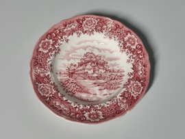 Engels rood Alfred Meakin English Village Diep bord 23 cm