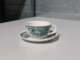 Villeroy en Boch Fasan groen thee kop en schotel