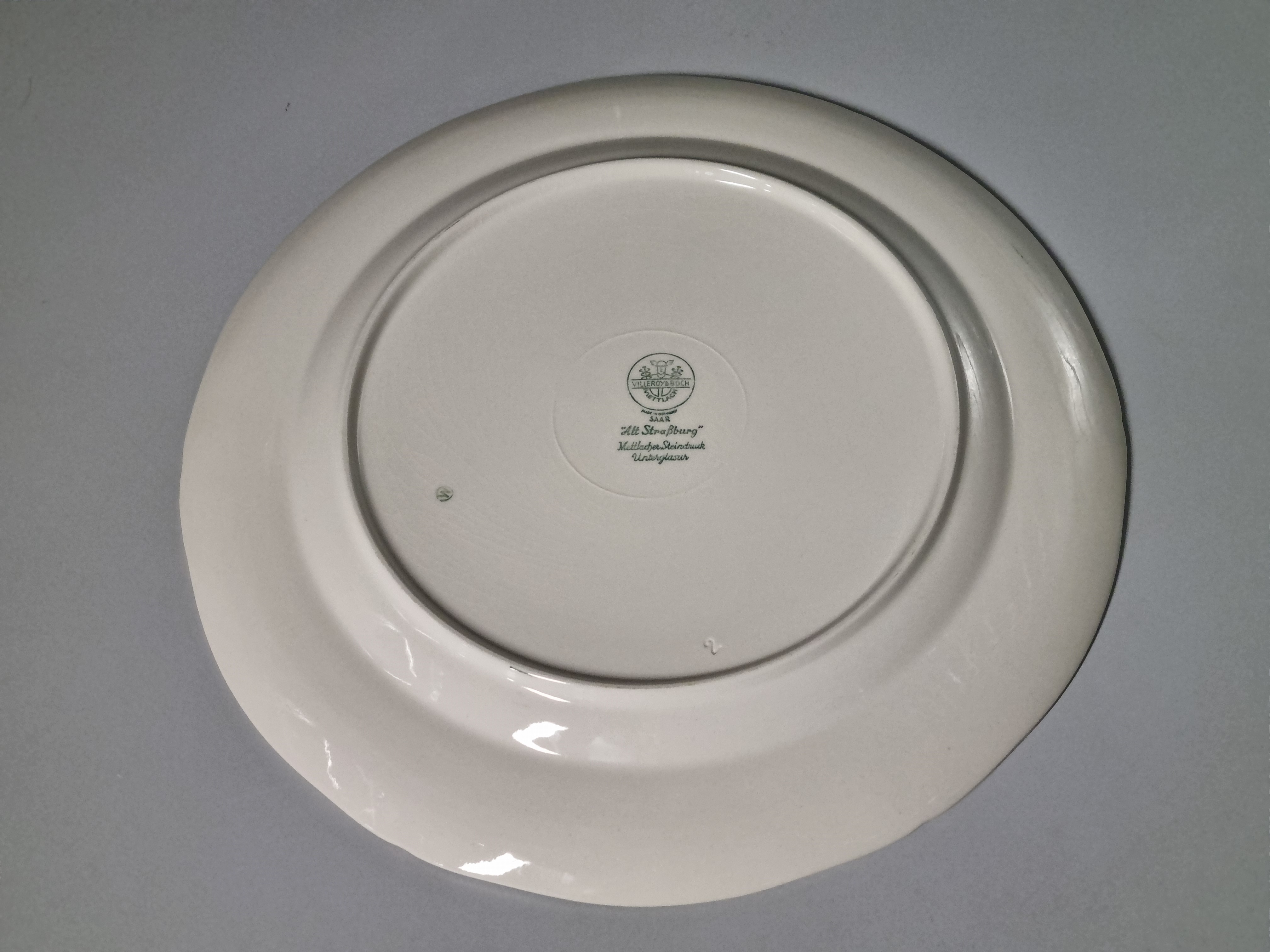 Villeroy en Boch Alt Strassburg bord pannenkoekenbord 33 cm
