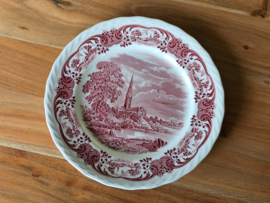 Engels rood Grindley Scenes After Constable Dinerbord 26 cm