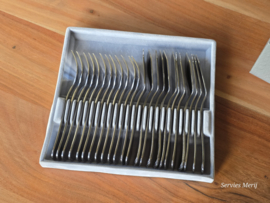 Bestek set Inox parelrand 12 personen 103 delen