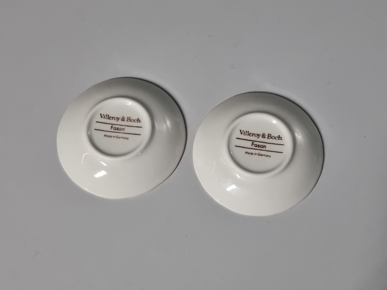 Villeroy en Boch Fasan rood set 2x Theezakjeslegger 7,5 cm