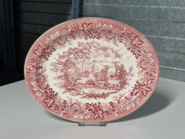 Engels rood EIT England ovale schaal 29,5 cm (kasteel)