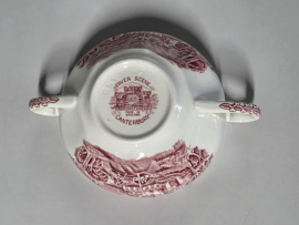 Engels rood River Scene Canterbury Soepkom