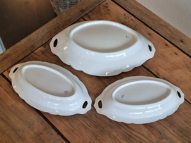 Vintage Mosa? 3x schalenset met greepjes