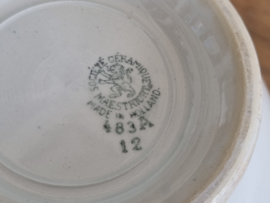 Oud Boerenbont Societe Ceramique 483a Kom op voet 20 cm 1-rings