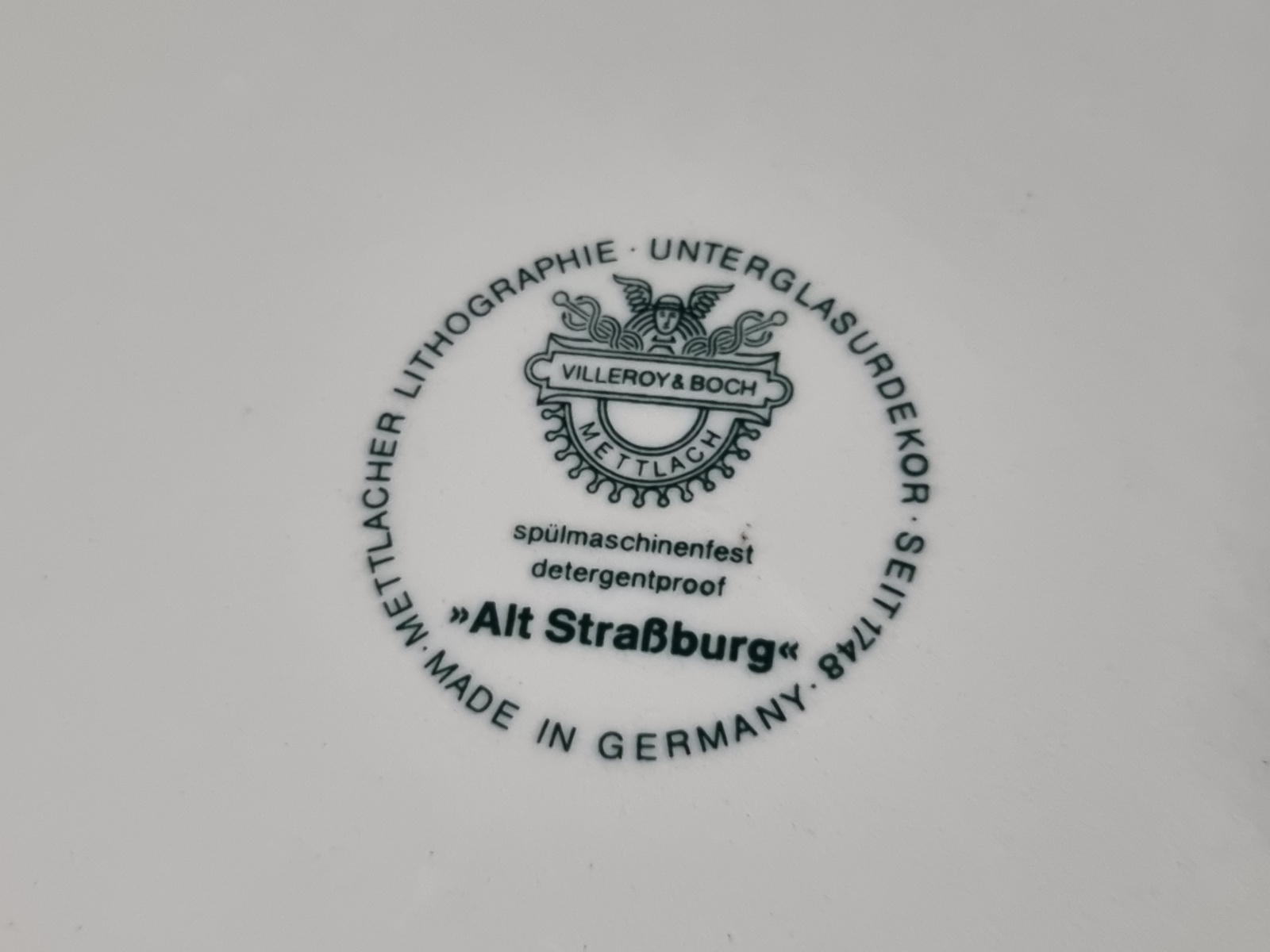Villeroy en Boch Alt Strassburg taartplateau 32 cm