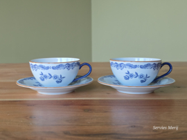 Rorstrand Ostindia East Indies set 2x Kop en Schotel 8,5 cm (Porselein)