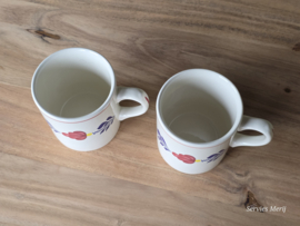 Boerenbont Boch set 2x Jumbo Mok met oor (nieuwste Boch) 0,33 ltr