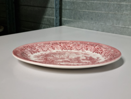Engels rood EIT England ovale schaal 29,5 cm (kasteel)