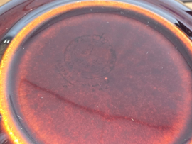 Regout Royal Sphinx bruin set 3x espresso kop en schotels bruin