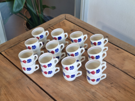 Boerenbont Boch set 24x losse Espresso Kop zónder schotel
