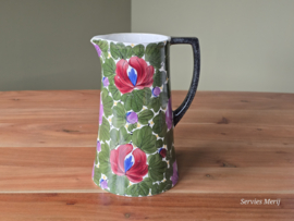 Societe Ceramique Schrijfnamendecor decor Bloemendaal amstelkan nr. 3 21,5 cm