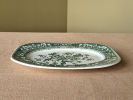 Engels groen Wood & Sons Westminster rechthoekige schaal 31 cm