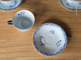 Rorstrand Ostindia East Indies set 5x Thee Kop en schotel 8 cm (Aardewerk)