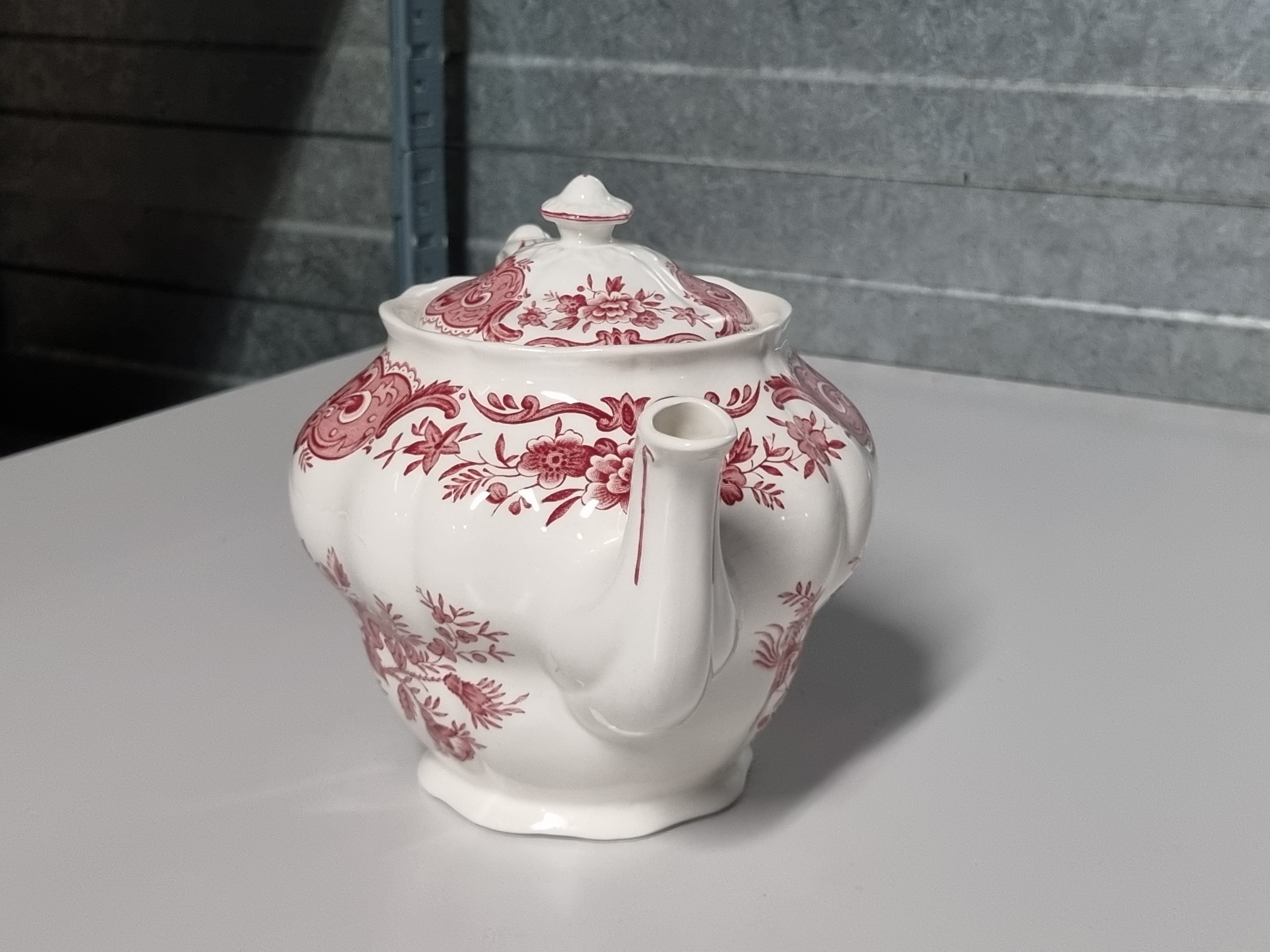 Engels rood Ridgway Windsor Theepot