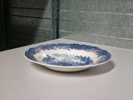 Engels blauw Meakin Romantic England Diep Pasta Soep Bord 25,5 cm