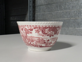 Engels rood Woods Burslem England Seaforth kom 11,5 cm