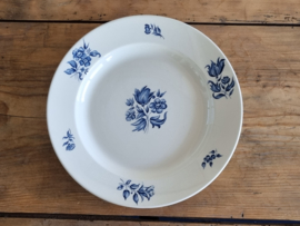 Petrus Regout Bouquet Bleu bord pannenkoekenbord 30 cm