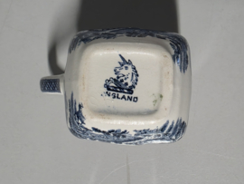 Engels blauw Enoch Wedgwood Lochs of Scotland mini Roomkannetje