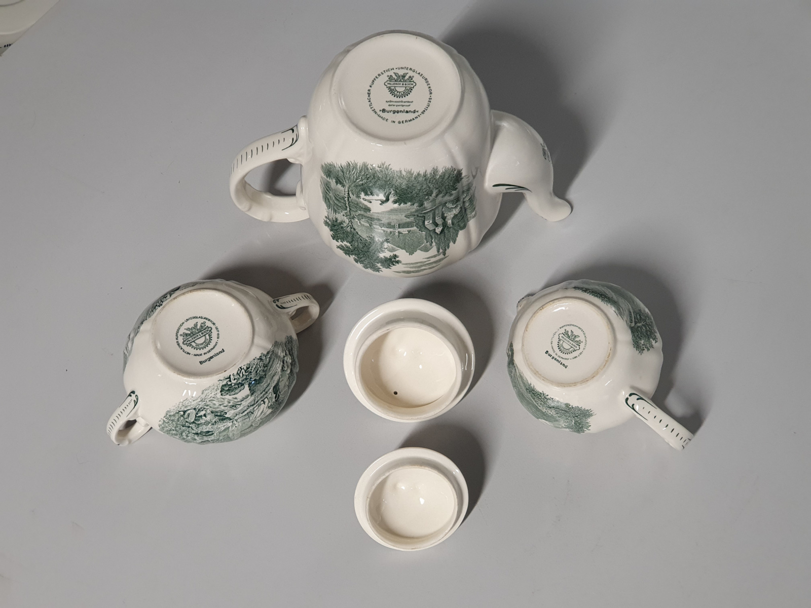 Villeroy en Boch Burgenland groen Koffiestel Theestel