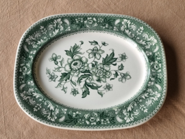 Engels groen Wood & Sons Westminster rechthoekige schaal 31 cm