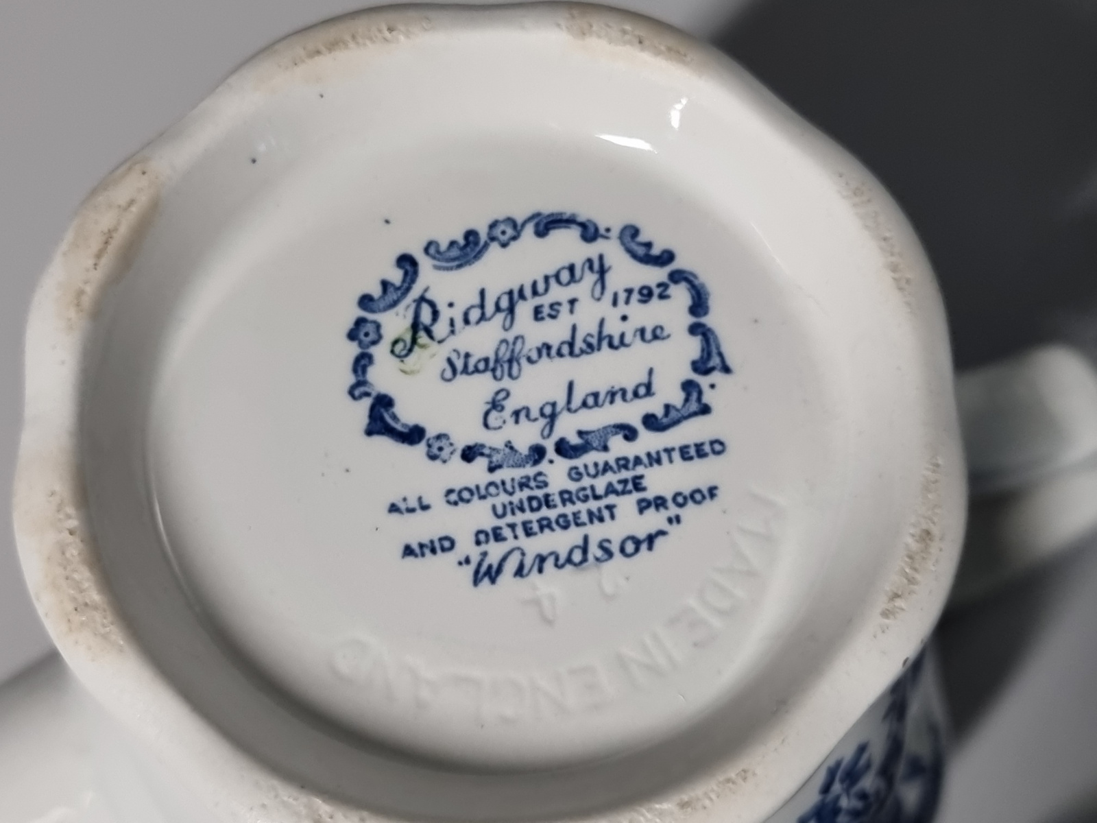 Engels Ridgway Windsor blauw Koffiepot