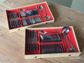 Complete bestekset 12 personen K.W.V. Rostfrei 78 delen
