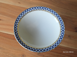 Lomonosov blauw Cobalt Net tazza op hoge voet 18,5 cm