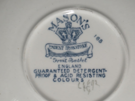 Engels Mason's Fruit Basket soepkom met schotel