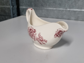Engels rood Crown Ducal Bristol kleine Sauciere