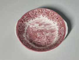 Engels rood 17th Century England Royal Tudor Ware Staffordshire Serveerschaal 21,5 cm