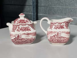 Engels rood Enoch Wedgwood  Royal Homes of Britain Roomstel