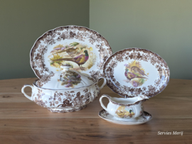 Engels Palissy Game Series jachtservies serveerset 4 delen