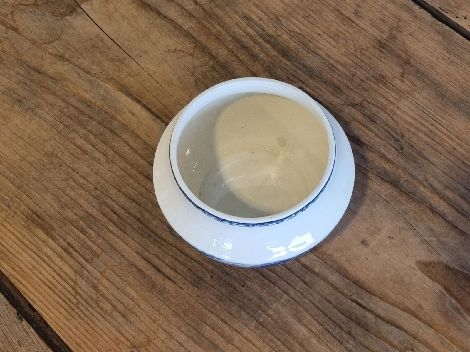 Landschap Blauw Societe Ceramique blauw jampotje zonder deksel