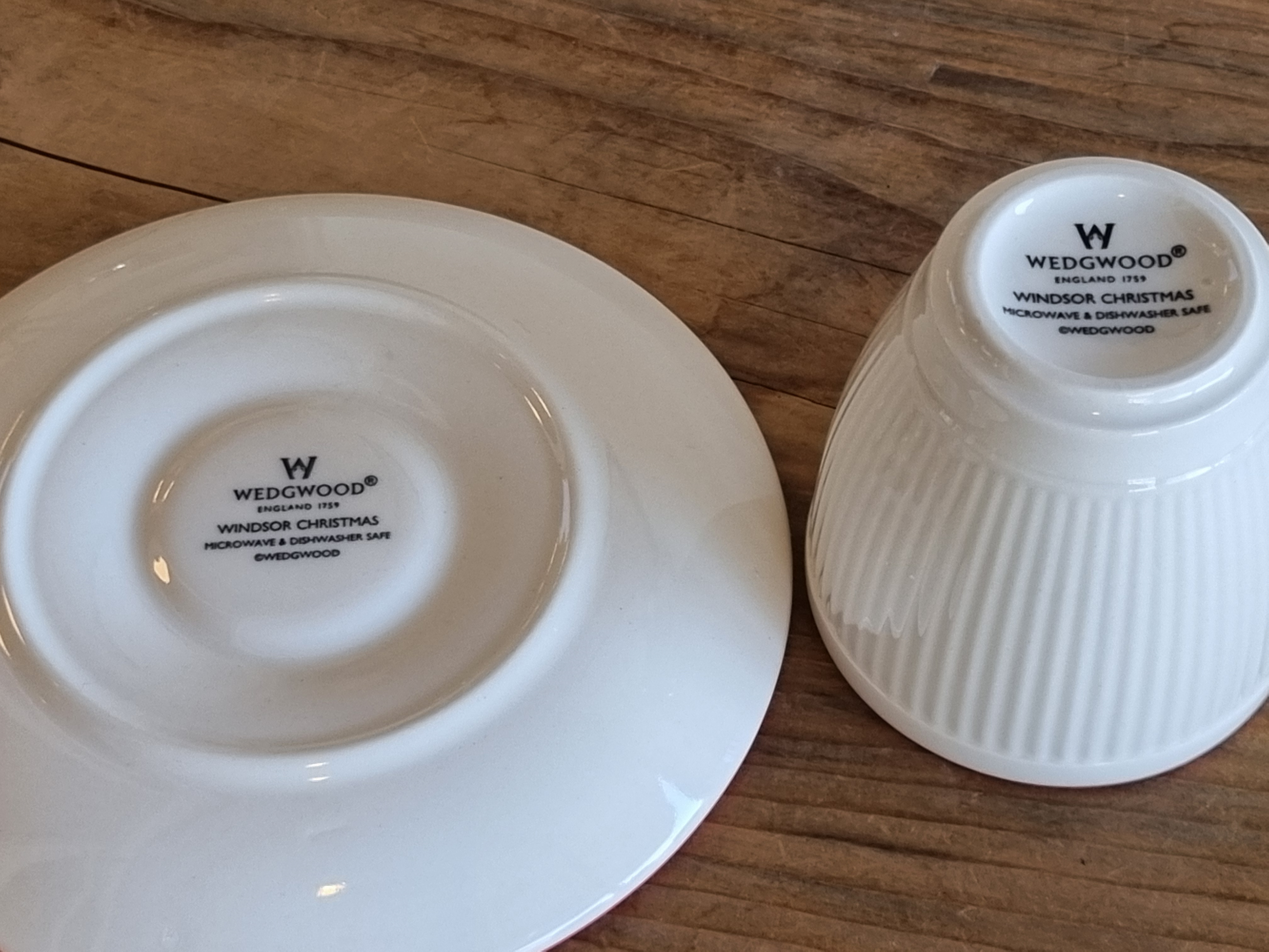 Wedgwood Windsor Christmas Kerstservies koffie kop en schotel