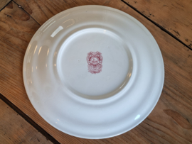 Regout Castillo Royal Sphinx rood Pannenkoekenbord | Serveerbord 28 cm