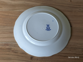 Engels blauw Ethelwyn Bishop & Stonier plat dinerbord 25 cm