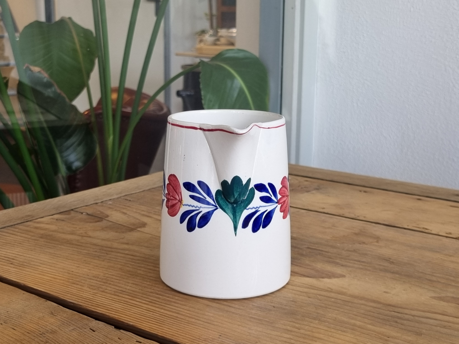 Oud Boerenbont Societe Ceramique 483a Waterkan Koniek 0,75 liter 3-rings
